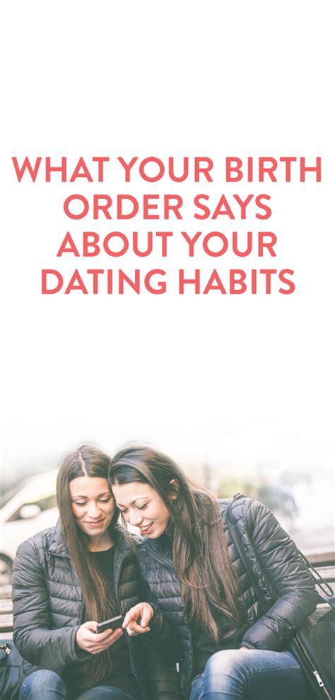 birth order dating habits